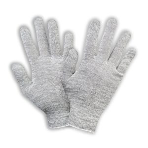 Antibacterial safety gloves with silver fibre