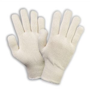 Cotton safety gloves with liner