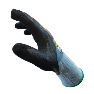 Safety gloves nitrile dipped on the palm